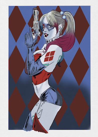 Harley Quinn Drawing